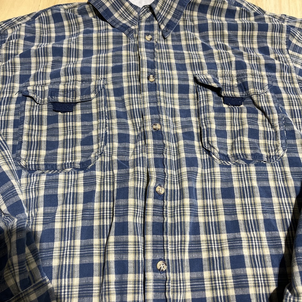Red Head Shirt Mens LT Button Down Collared Long Sleeve 100% Cotton - Picture 2 of 10